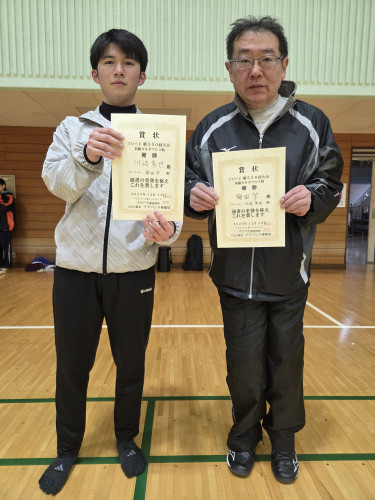 2025.12.13(土)第550回大会《初級SS》ダブルス戦  優勝さん・さんペア