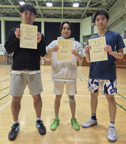 2025.12.13(土)第550回大会《初級OP》シングルス戦  第3位さん