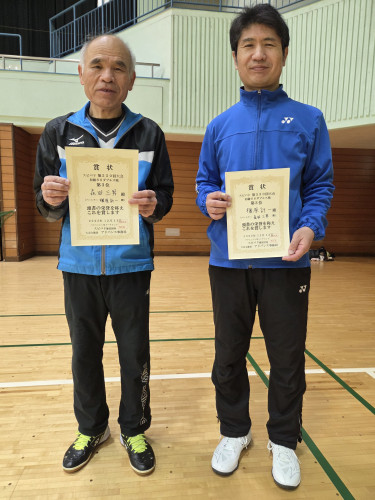 2025.12.13(土)第550回大会《初級SS》ダブルス戦  第3位 森田さん・楢原さんペア