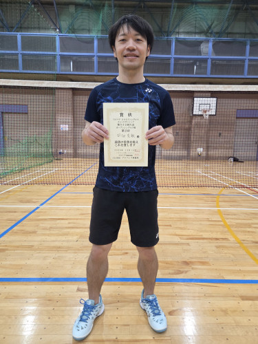 2025.12.14(日)第552回大会《オープン》ｼﾝｸﾞﾙｽ 2025ﾁｬﾝﾋﾟｵﾝｼｯﾌﾟ戦  第2位さん