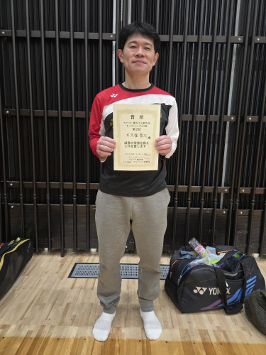 2025.12.28(日)第554回大会《オープン》シングルス戦 第2位さん