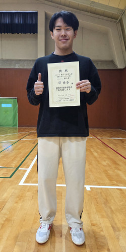 2026.1.4(日)第556回大会《初級SS》シングルス戦 ﾌﾞﾛｯｸⅠ 第3位  関さん