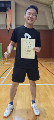 2026.1.4(日)第556回大会《初級SS》シングルス戦 ﾌﾞﾛｯｸⅠ 優勝 山本さん