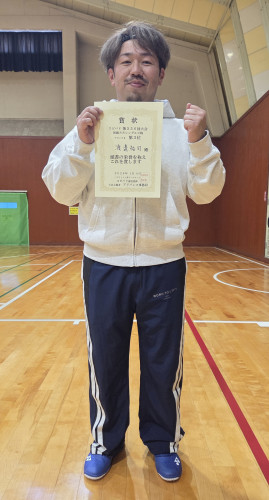 2026.1.4(日)第556回大会《初級SS》シングルス戦 ﾌﾞﾛｯｸⅡ 第3位  渡邊さん
