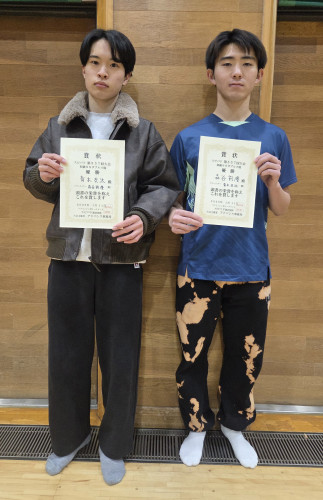 2026.1.11(日)第557回大会《初級SS》ダブルス戦 優勝  森谷さん・青木さんペア