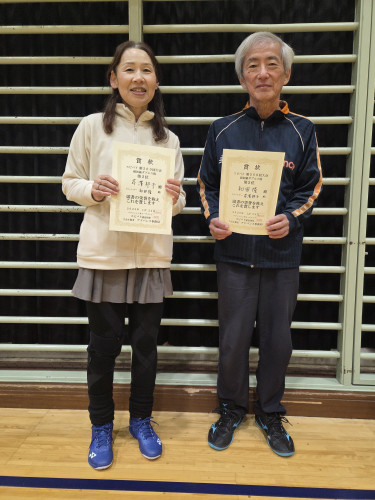 2026.1.24(土)第560回大会《超初級》ダブルス戦  第2位さん・さんペア