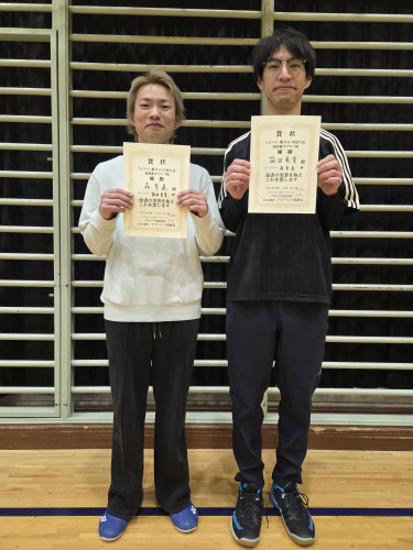 2026.1.24(土)第560回大会《超初級》ダブルス戦  優勝さん・さんペア