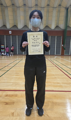2026.2.1(日)第565回大会《初級S》シングルス戦 第3位 栗林さん