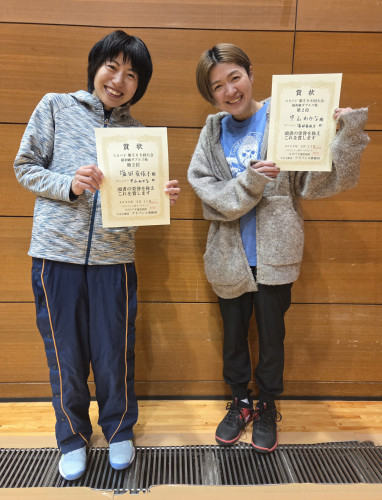 2026.2.11(水祝)第568回大会《超初級》ダブルス戦  第2位  塩田さん・中山さんペア