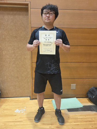 2026.2.11(水祝)第569回大会《初級SS》シングルス戦  優勝 竹中さん