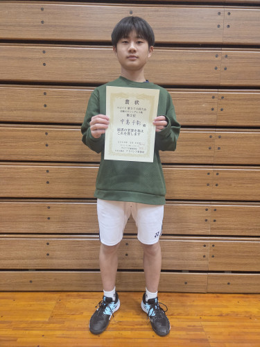 2026.2.22(日)第570回大会《初級SS》シングルス戦  第2位  中島さん