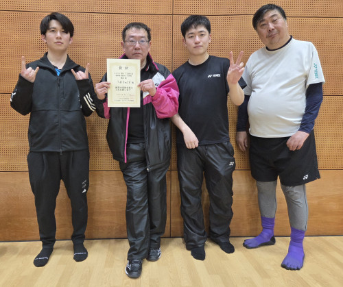 2026.2.23(月祝)第572回大会 超初級・初級SS 団体戦  第3位 うめちゃんずさん