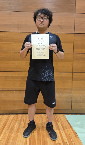 2026.4.11(土)第582回大会《初級SS》シングルス戦  優勝  竹中さん