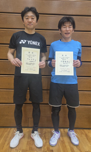 2026.4.12(日)第584回大会《超初級》ダブルス戦  第3位  早田さん・佐藤さんペア