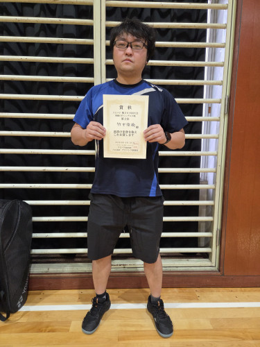 2026.4.26(日)第588回大会《初級OP》シングルス戦 第2位  竹中さん