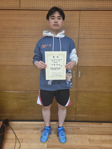 2026.5.3(日)第591回大会《初級S》シングルス戦  第2位  伊藤さん