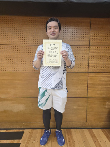 2026.5.3(日)第592回大会《オープン》シングルス戦  第4位  関戸さん
