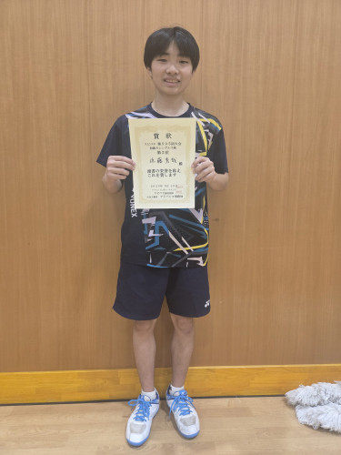 2026.5.10(日)第595回大会《初級S》シングルス戦  第2位  近藤さん