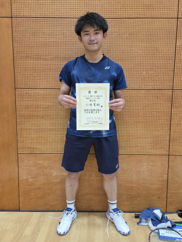 2026.6.6(土)第601回大会《初級S》シングルス戦 第2位 小堀さん