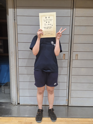 2026.6.7(日)第604回大会《初級SS》シングルス戦  優勝  畠山さん