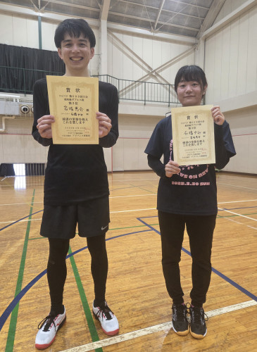 2026.6.28(日)第609回大会《超初級》ダブルス戦  第3位 岩堀さん・石橋さんペア