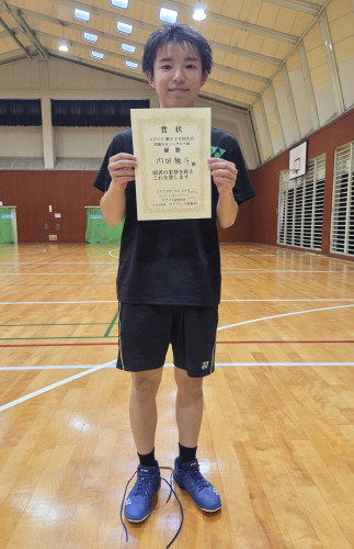 2026.6.28(日)第610回大会《初級SS》シングルス戦  優勝  内田さん
