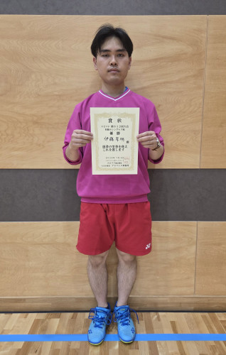 2026.7.4(土)第612回大会《初級S》シングルス戦  優勝  伊藤さん