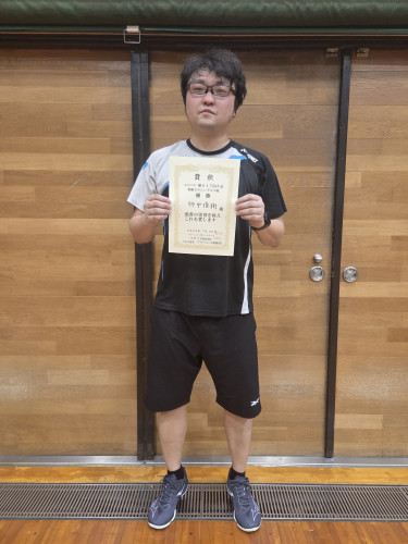 2026.7.20(月祝)第617回大会《初級SS》シングルス戦 優勝 竹中さん