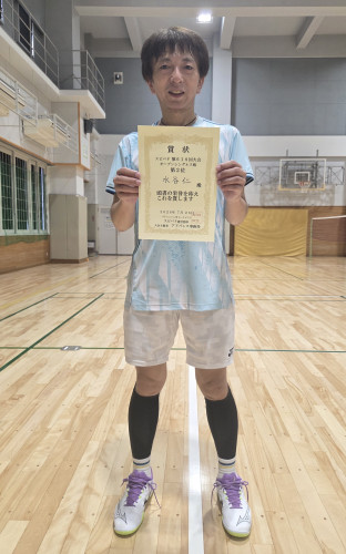 2026.7.26(日)第618回大会《オープン》シングルス戦 第2位 水谷さん