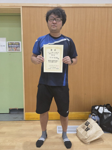 2026.8.9(日)第623回大会《初級SS》シングルス戦 第2位 竹中さん