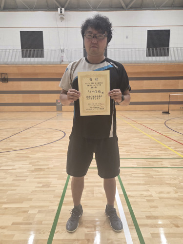 2026.8.15(土)第624回大会《初級SS》シングルス戦 第2位 竹中さん