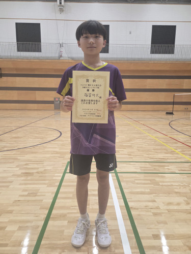 2026.8.15(土)第624回大会《初級SS》シングルス戦 優勝 福留さん