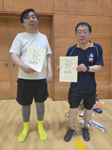 2026.8.30(日)第627回大会《超初級》ダブルス戦  優勝  梅田さん・白岩さんペア