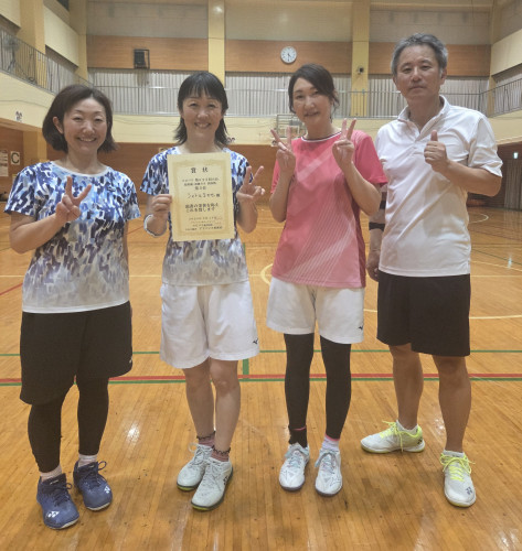 2026.8.30(日)第628回大会《超初級》《初級SS》団体戦  第3位  シャトルまかせさん
