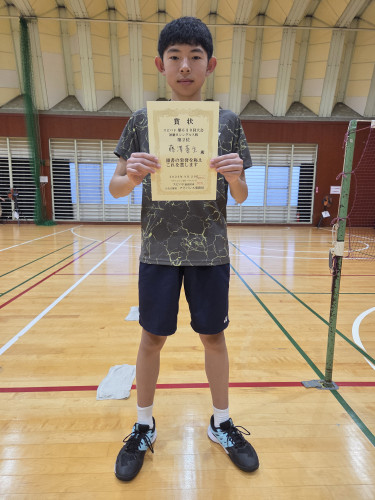 2026.9.20(日)第630回大会《初級S》シングルス戦  第2位  藤澤さん 