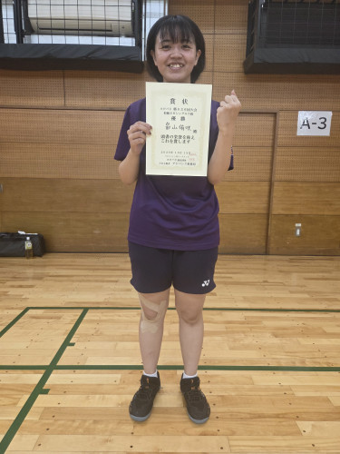 2026.10.18(日)第636回大会《初級SS》シングルス戦  優勝 畠山さん