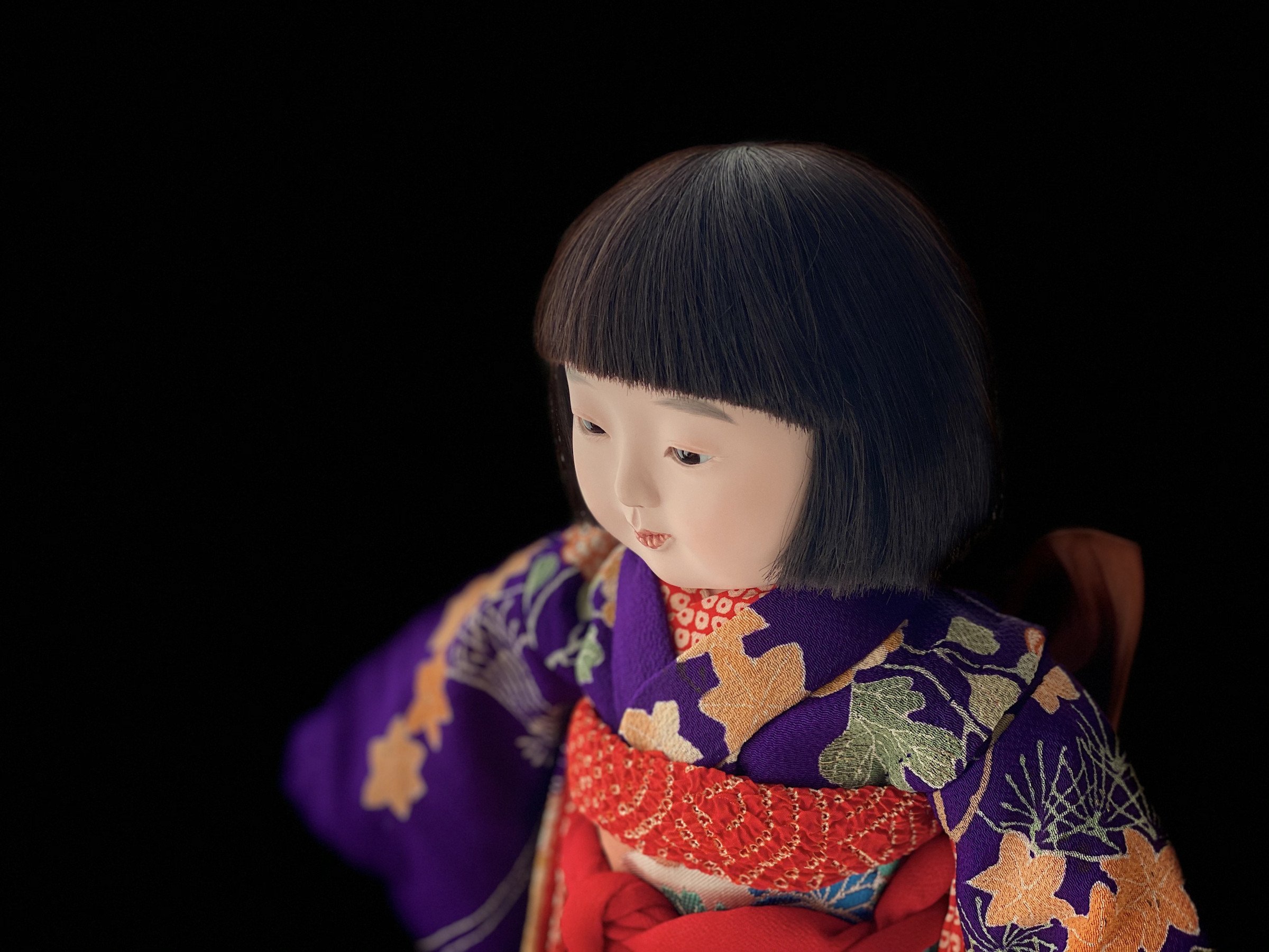 市松人形(立)ペア 中武久さん作のNaka Doll/中ドール ビンテージ 
