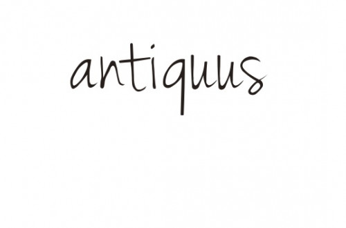 antiquus

