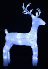 クリスマス向けトナカイのLED電飾モチーフライトイルミネーション。