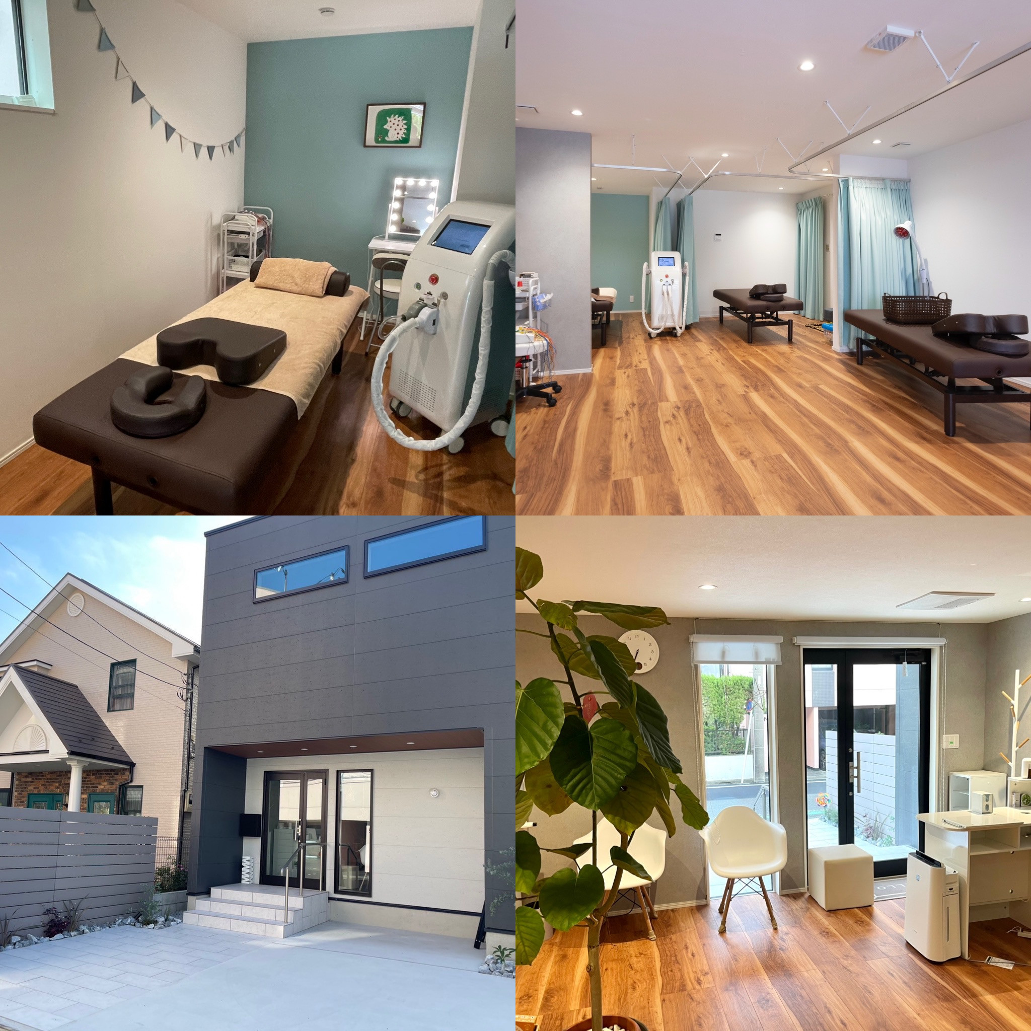 綺麗な施術スペースです。駐車場1台あります（ご予約制）