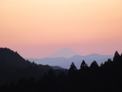 夕焼けと富士山鑑賞会（お知らせ）