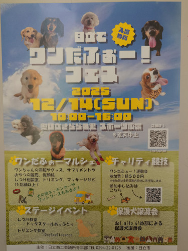 日立でワンだふぉー！フェス 中止のお知らせ