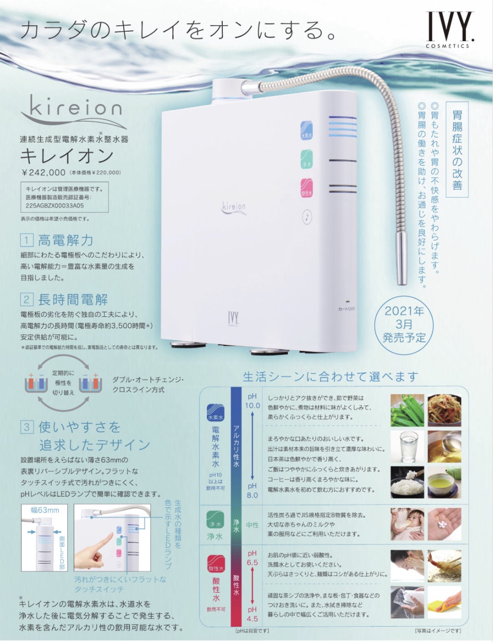 午前(水の勉強会)新発売💫水素整水器