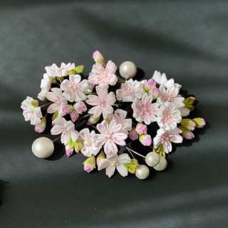 〜桜つまみの髪飾り〜