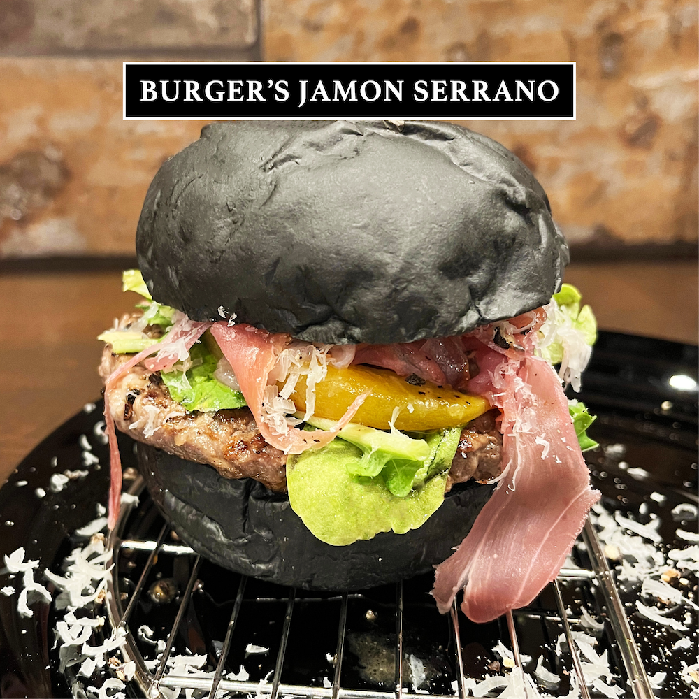 ○ burger's jamon serrano