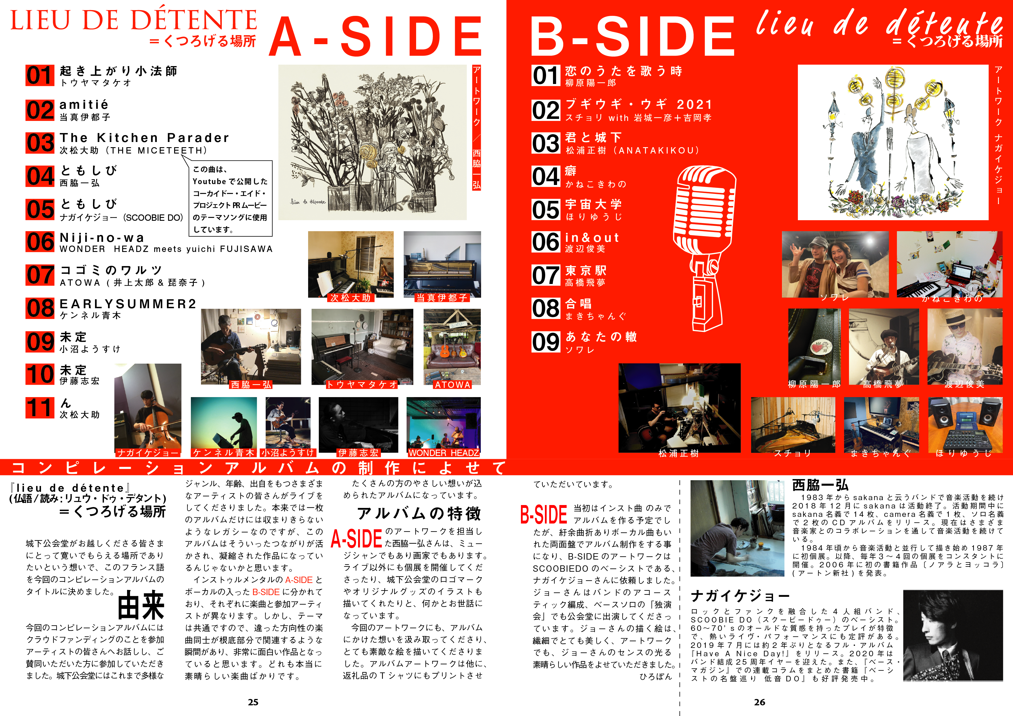 岡山・城下公会堂のコンピレーションアルバムに参加しました。