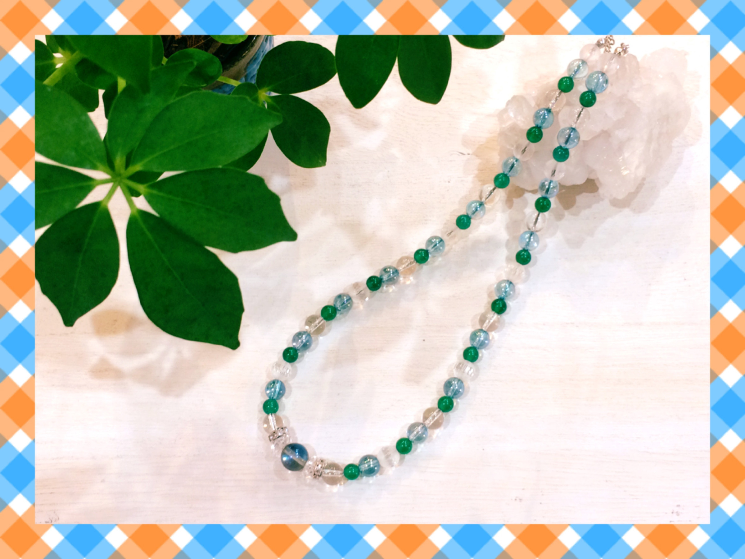 💐シンプルorカラフル🌼ロングorショートなどたったひとつのオリジナルネックレスをお作りいたします✨