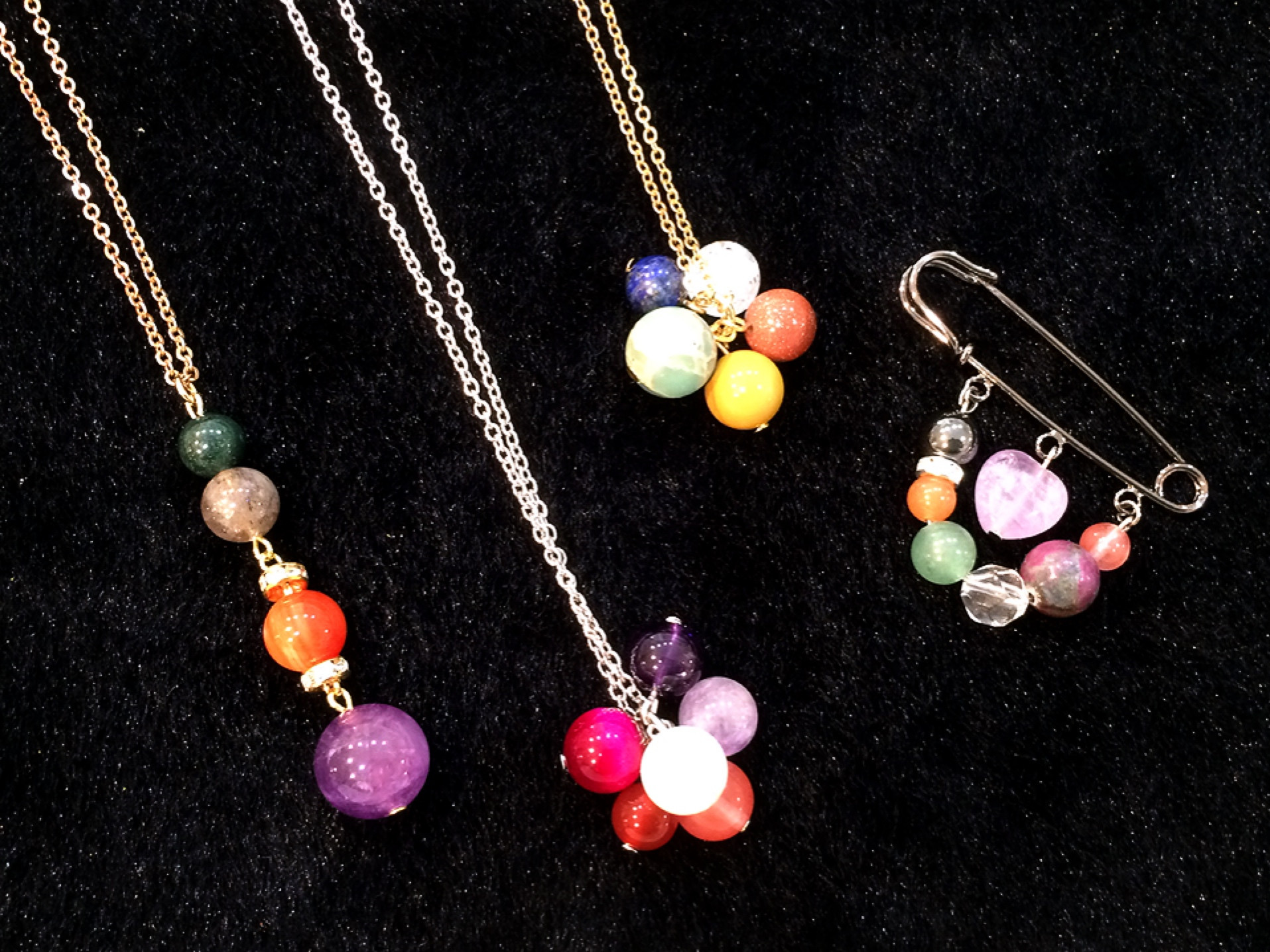 ロング・ショートネックレスやペンダントトップ・チャームなど様々なアクセサリーをオーダーメイドでお作りいたします💐