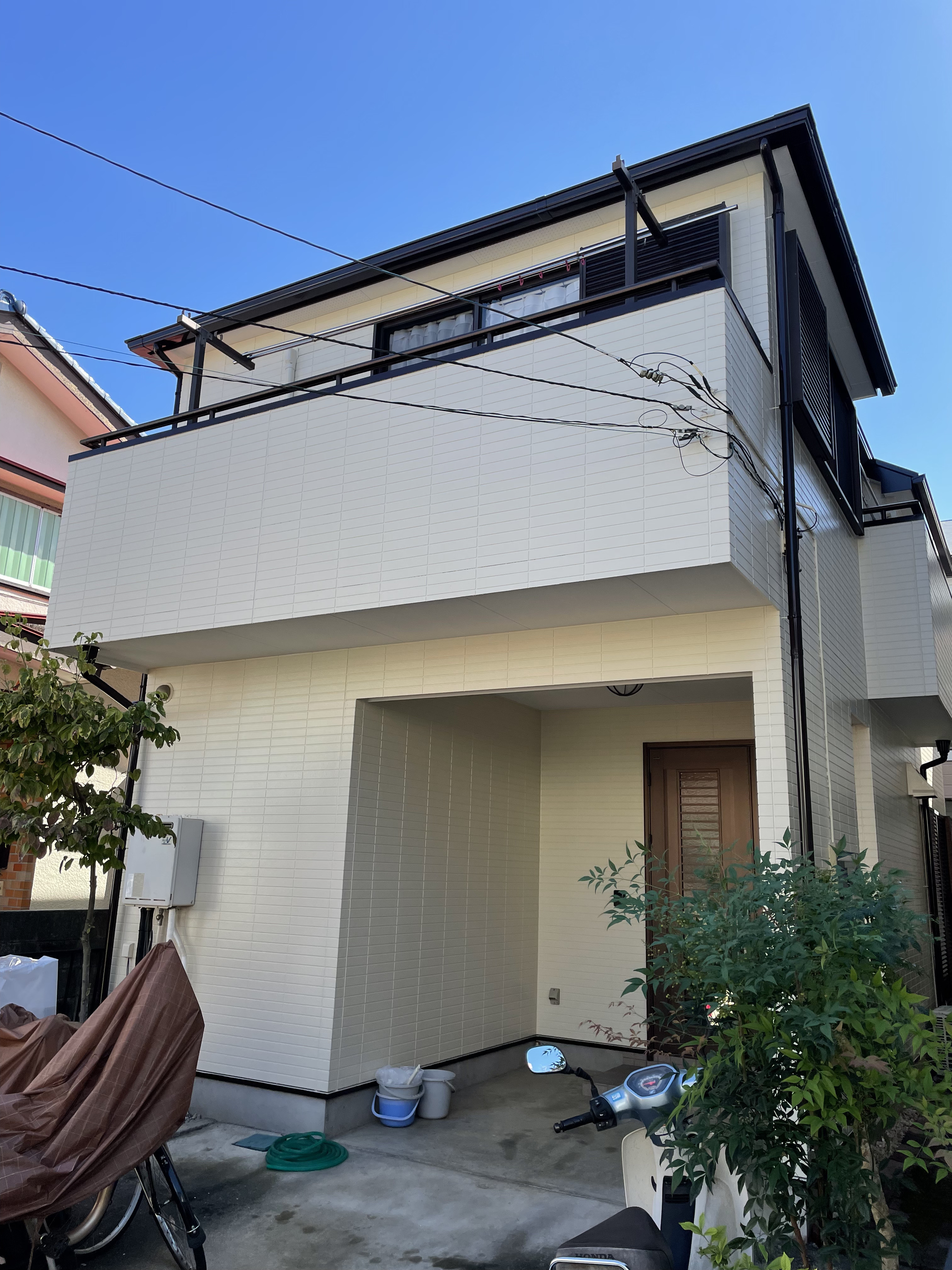 埼玉県富士見市　築１９年目　屋根塗装　外壁塗装工事