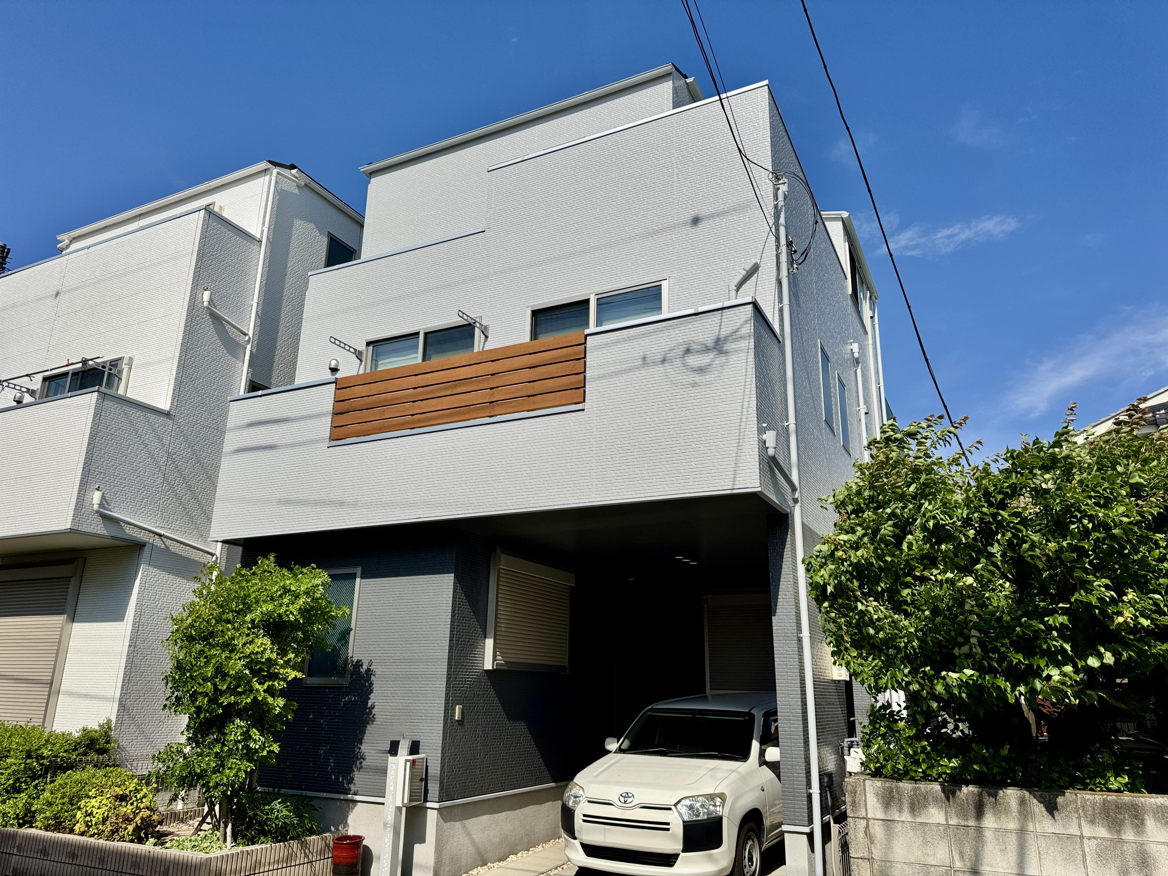 埼玉県さいたま市中央区　築１１年　アスファルトシングル屋根塗装工事　外壁塗装工事